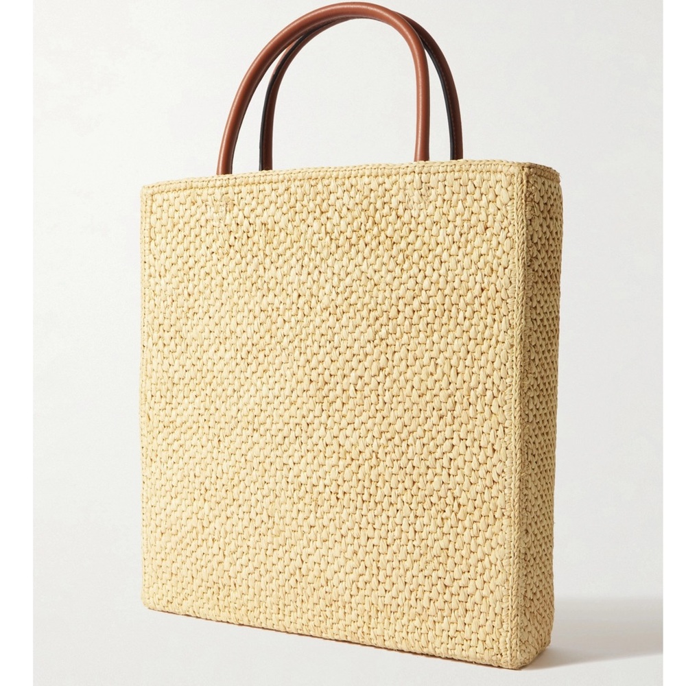 LOEWE A4 raffia tote bag - Picture 3 of 8